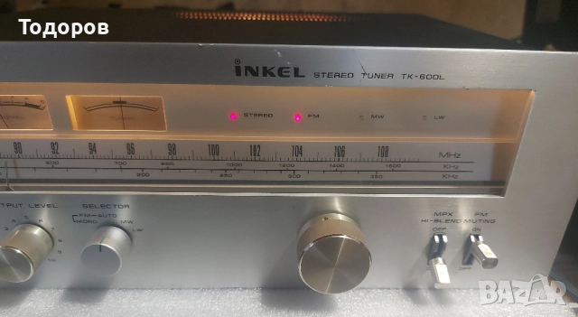 Inkel TK-600L FM Stereo radio tuner , снимка 7 - Декове - 52508627