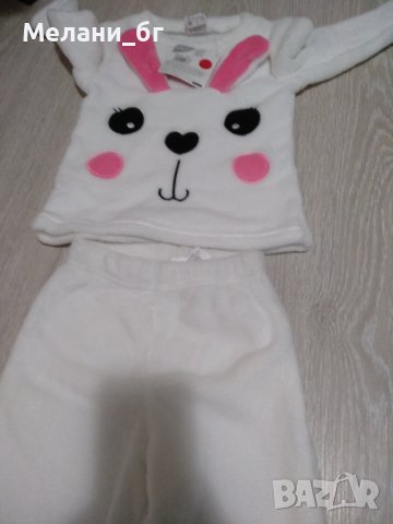 Комплект за бебе в бяло, става и за момиче, и за момче , снимка 1 - Комплекти за бебе - 42944083
