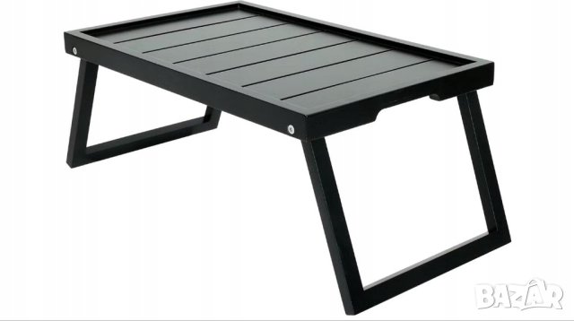 Маса за легло BED B BREAKFAST BLACK, снимка 2 - Други - 43025626