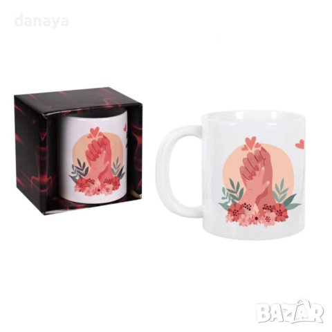 4427 Чаша Обичам те МАМО, снимка 3 - Чаши - 43981240