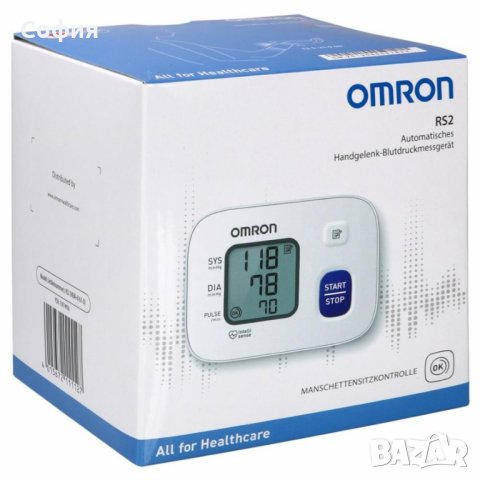 OMRON RS2 / Омрон RS2 апарат за измерване на кръвното налягане на китката НАЛИЧНО!!!, снимка 3 - Уреди за диагностика - 28987969