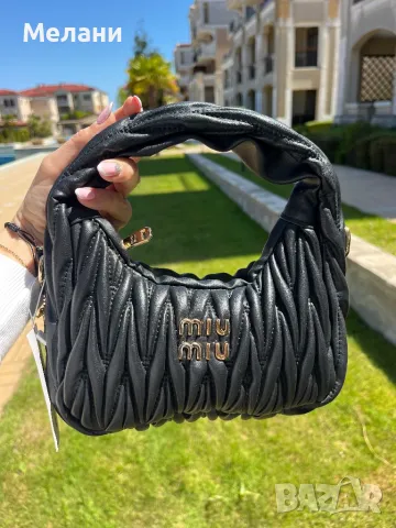 Нови дамски чанти Miu miu 3 цвята, снимка 5 - Чанти - 50148436