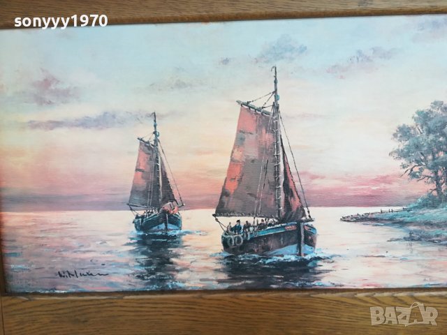 ГОЛЯМА КАРТИНА-121Х56СМ-ОТ ГЕРМАНИЯ 2501241125, снимка 10 - Картини - 43968067