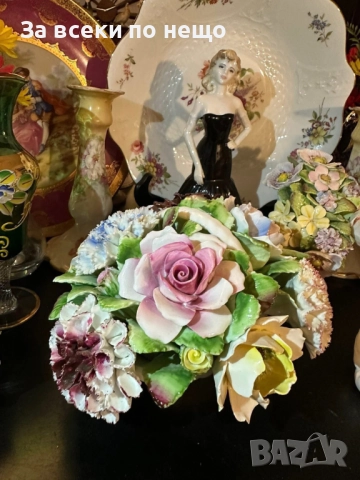 Royal Doulton England Circa 1966 - “ Грандиозната цветна кошница” Код P1666, снимка 11 - Антикварни и старинни предмети - 52933030