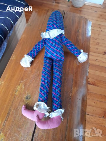 Стара кукла,клоун #14, снимка 5 - Други ценни предмети - 43036323