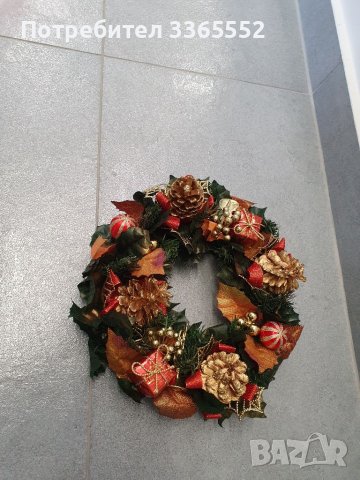 Коледен венец , снимка 3 - Декорация за дома - 38525625