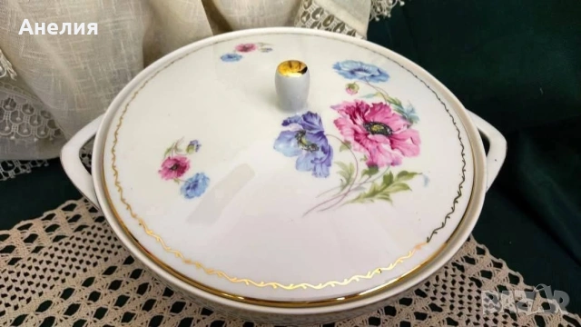 Френски макове, снимка 4 - Чинии - 53262232