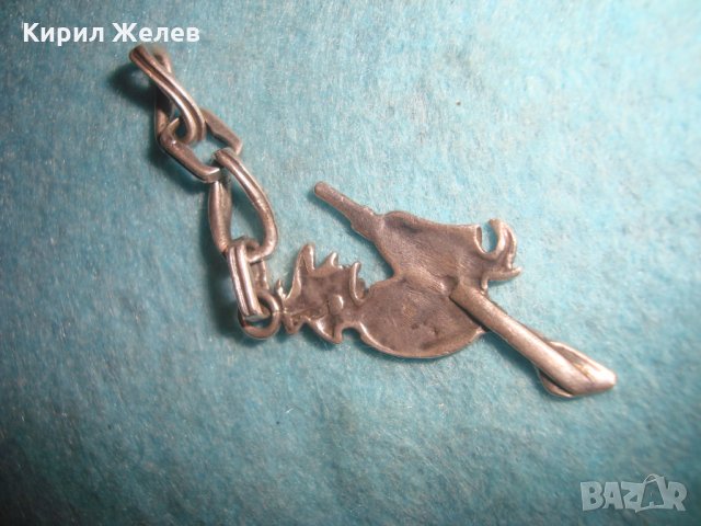 СРЕБЪРНА БАБА ЯГА СТАРА СРЕБЪРНА ФИГУРКА ВИСУЛКА ИЗЦЯЛО РЪЧНА МАЙСТОРСКА АРТ ИЗРАБОТКА УНИКАТ 21915, снимка 18 - Колекции - 34753894