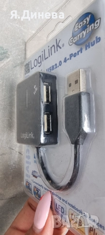 Hub преходник LogiLing, снимка 2 - Кабели и адаптери - 51525590