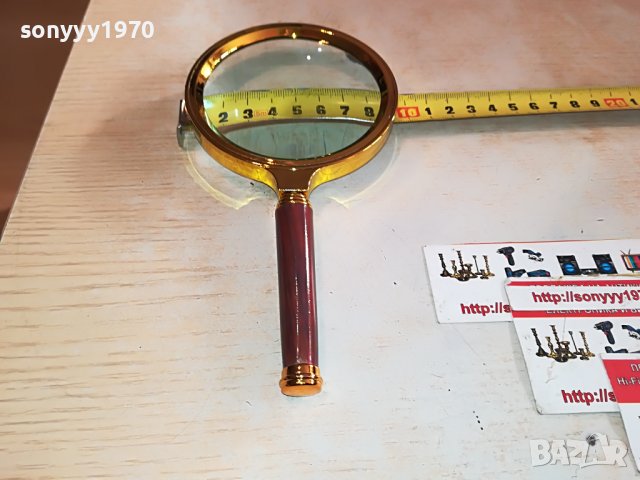 ЗЛАТНА ЛУПА ОТ ФРАНЦИЯ 1612221803, снимка 2 - Антикварни и старинни предмети - 39031609