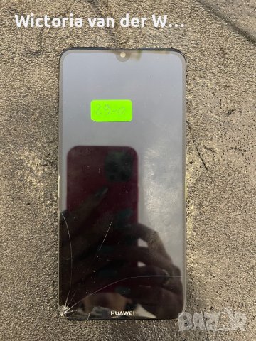 Huawei Y7 2019, здрав дисплей, счупено стъкло
