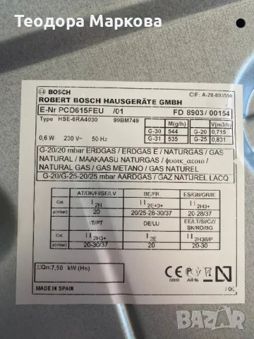 Газов котлон за вграждане , снимка 4 - Други - 48968310