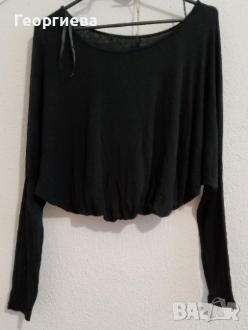 Комплект панталон и блуза от вискоза в черно, снимка 8 - Комплекти - 37894355