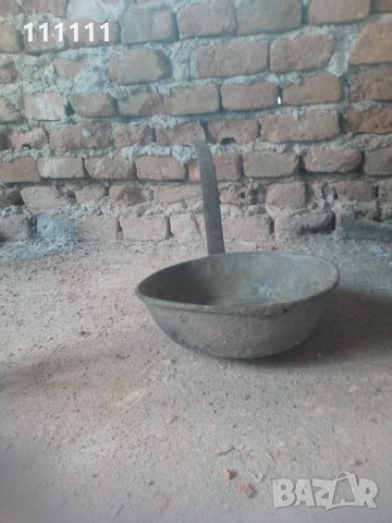 Стар бакърен тиган , снимка 2 - Колекции - 19514474