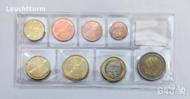 Пълен сет евромонети Португалия от 1 цент до 2 евро, снимка 2 - Нумизматика и бонистика - 43744947
