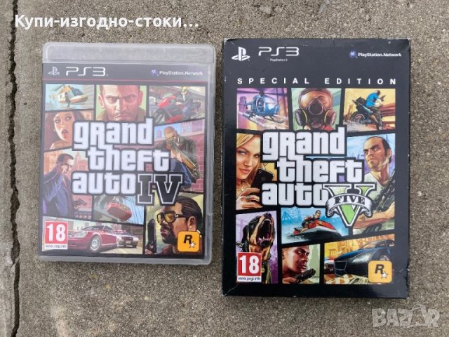 GTA5 Special Edition и GTA IV за PS3, снимка 1 - Игри за PlayStation - 43092914