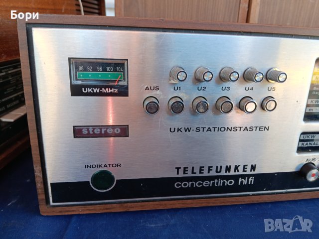 TELEFUNKEN Concertino HiFi 101 Ресийвър, снимка 3 - Ресийвъри, усилватели, смесителни пултове - 44137633