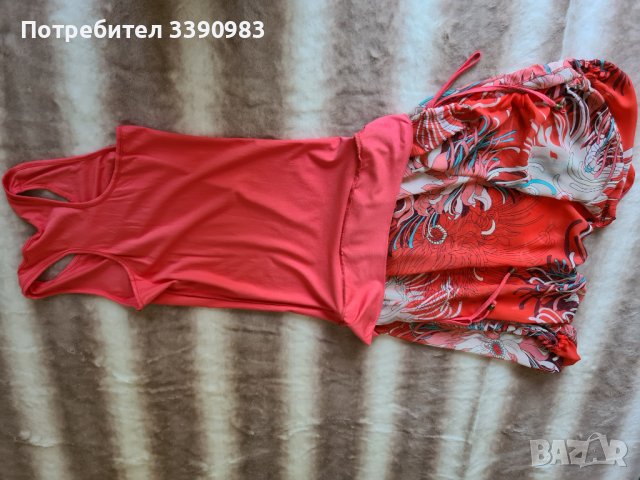 Интересна лятна блуза с вграден потник, снимка 9 - Корсети, бюстиета, топове - 36809169