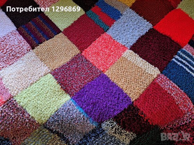 Покривки за легло, два броя, ръчно плетени / фъкани/, снимка 8 - Покривки за легло - 43676608