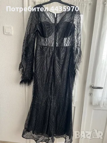 Официална черна рокля , снимка 3 - Рокли - 49797060