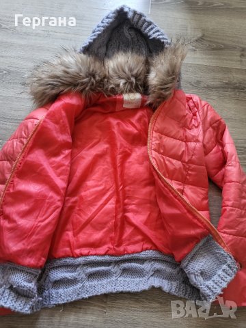 Грейка с пухена яка, снимка 3 - Якета - 38269561