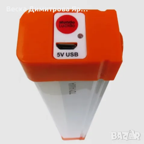 Енергийно ефективно LED осветително тяло с USB кабел, снимка 5 - Друга електроника - 49404084