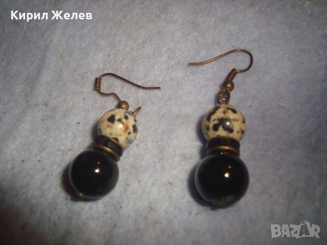 ХЕНД МЕЙД АРТ ОБЕЦИ от ШЛИФОВАНИ МИНЕРАЛИ 20765, снимка 5 - Обеци - 36596909