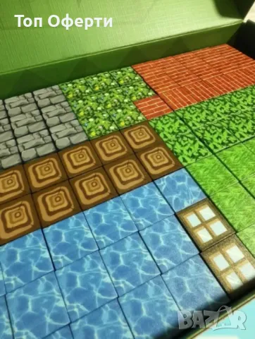 Магнитен конструктор с кубчета, 100 части, Magnet Cube Zone – DIY Base Scenario, снимка 2 - Конструктори - 50362347