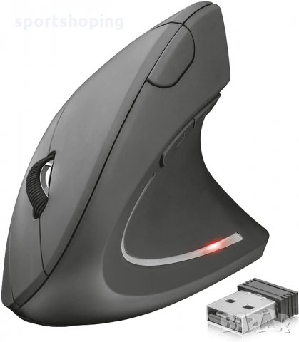 Мишка Trust 22885 Verto Ergonomic MOUSE, снимка 1 - Клавиатури и мишки - 33078834