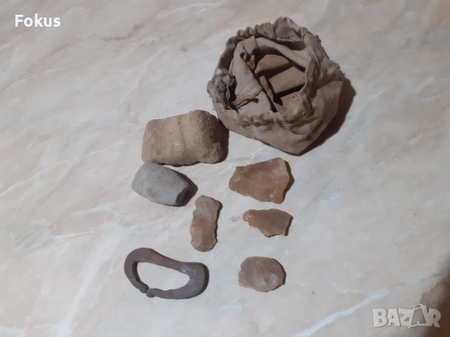 Хайдушки комплект чакмак кремък прахан