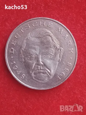 2 марки 1990 г.- F , Германия