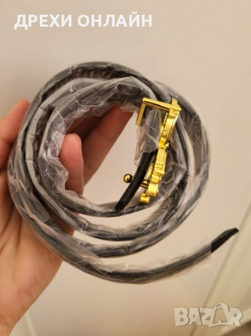 Черен колан по модел на Dolce &Gabbana , снимка 3 - Колани - 52926103