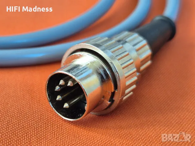 Naim Grey Interconnect Cable 5 Pin to 5 Pin DIN (180 Degree) Аудио кабел, снимка 6 - Ресийвъри, усилватели, смесителни пултове - 48517847