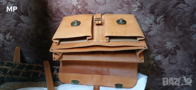 Мъжка чанта - естествена кожа, снимка 5 - Чанти - 51476174