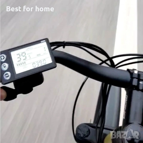 S866 LCD дисплей за електрически велосипед за интелигентен контролер за електрически велосипеди, снимка 3 - Части за велосипеди - 53415258