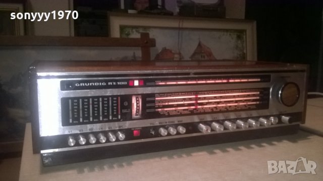 GRUNDIG TYPE RT 100-TUNER-РЕТРО КОЛЕКЦИЯ-ВНОС ХОЛАНДИЯ, снимка 3 - Ресийвъри, усилватели, смесителни пултове - 27768461