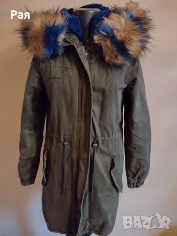Уникално топла парка с изкуствен дебел пух , снимка 1