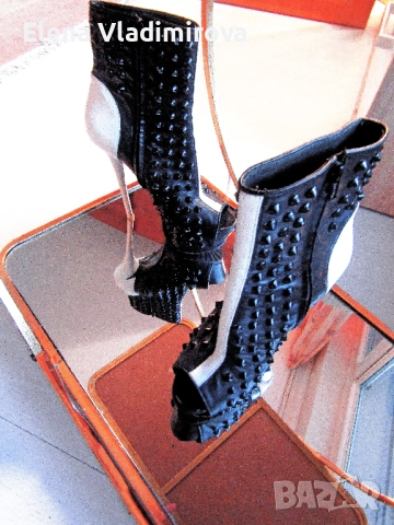 Италиански Боти От Естествена Кожа - Cento Undici, снимка 11 - Дамски боти - 52565390