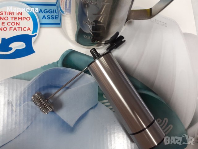 Професионална метална каничка за разпенване на мляко + Миксер за фрапе, снимка 17 - Други - 43986873