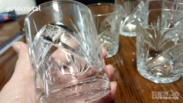 Кристални чаши , снимка 7 - Антикварни и старинни предмети - 36006544