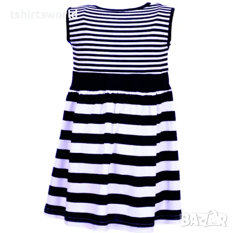 Нова детска моряшка рокличка с висока талия, снимка 2 - Детски рокли и поли - 48406375
