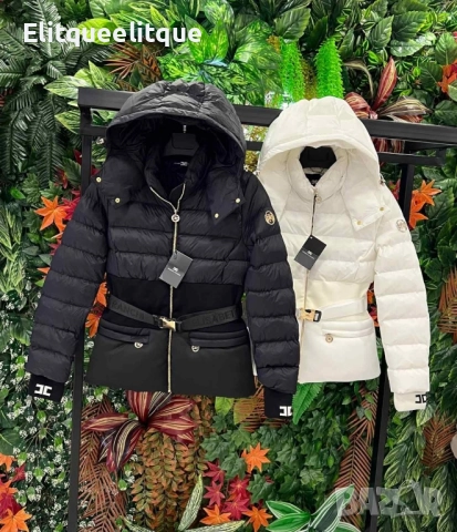 зимно яке с колан елизабет франчи