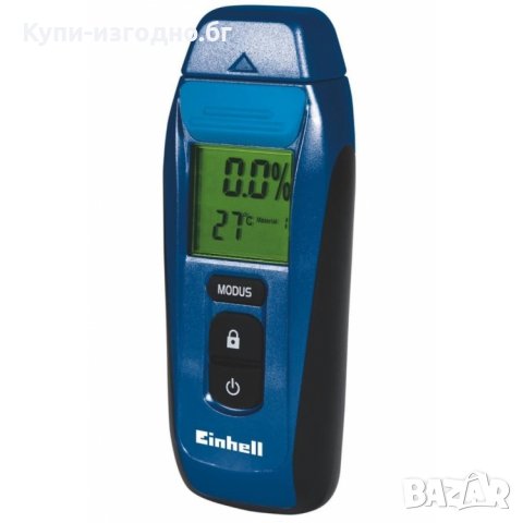 EINHELL BT-HM 44 СТРОИТЕЛЕН ДЪРВЕСЕН ВЛАГОМЕР ТОЧЕН МЕТЪР LCD ТЕРМОМЕТЪР