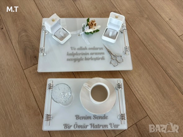 Комплект две табли за годеж, снимка 5 - Сватбени аксесоари - 52774066