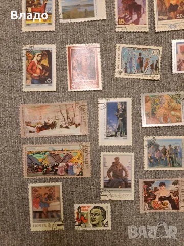 Серия руски пощенски марки , снимка 4 - Филателия - 49707677