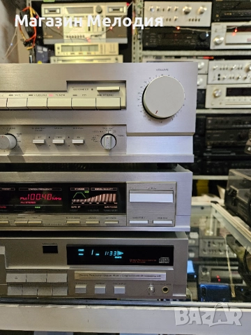 Страхотна аудиосистема YAMAHA В отлично техническо и визуално състояние. Усилвател Yamaha AX-500 + т, снимка 5 - Аудиосистеми - 41640034
