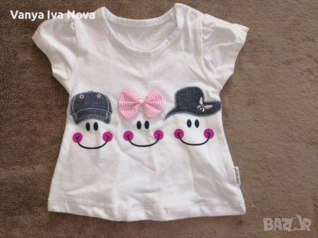 Бебешки лот комплект тениска и панталонки + рокличка, снимка 6 - Комплекти за бебе - 43337048