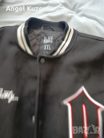 Колежанско яке Black Squad (New Yorker) – Gothic/Streetwear – Размер XXL, снимка 5 - Якета - 53565492