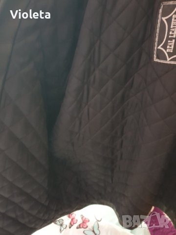 Кожено яке от телешки бокс, ръчна изработка, снимка 9 - Якета - 42958760