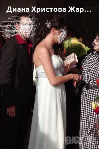 РОКЛЯ тип корсет - КУПЕНА И ШИТА В АНГЛИЯ , снимка 3 - Рокли - 35555300